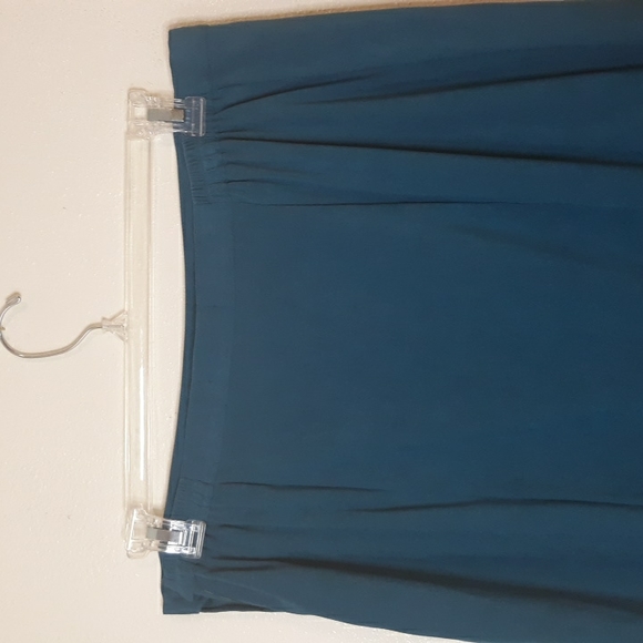 Teal Notations Skirt - Picture 3 of 7